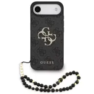 GUESS PU 4G Metal Logo tok karpánttal iPhone Air fekete GUHCP17MP4GMGSK
