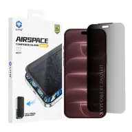 LITO Airspace Border Privacy üvegfólia iPhone 18/17 Pro Max fekete