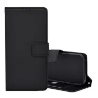 GIGAPACK Galaxy A16 4G / 5G bőrhatású flip tok fekete GP-196755