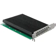 DELOCK PCI Express 5.0 x16 kártya 4 x M.2 NVMe hűtőbordával 90709