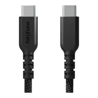 FAIRPHONE USB-C - USB-C töltőkábel Long Life 1m fekete ACCABL-2CC-WW1