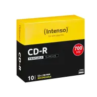 INTENSO CD-R ploča 700MB 52x štampajući tanko slučaj 10 kom 1801622