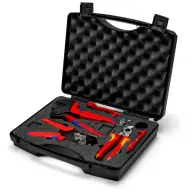 KNIPEX 97 91 04 V02 Fotovoltaikus szerszámkoffer MC4 7 részes