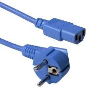 ACT CONNECTIVITY 230V IEC napajalni kabel Moder 1.2m AK5133