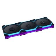 LIAN LI UNI FAN SL FLEX 120mm 3 darabos szett vezérlővel fekete G9F.12SL1F3B.00