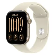 APPLE Watch Series 12 GPS + Cellular 46mm világosarany alumínium tok homok sportszíj S/M mjga4mp/a