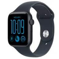 APPLE Watch SE3 v2 GPS 44mm éjfekete alumínium tok tengerészkék sportszíj S/M mjl74mp/a