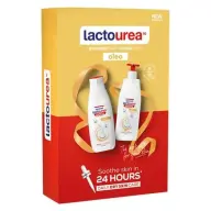 LACTOVIT Karácsonyi ajándékcsomag Lactourea Oleo 600 ml + 400 ml