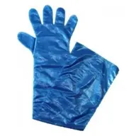 Inszemináló protective gloves 90 cm L 100 pcs blue