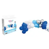 Léggömb girland stock DIY bluish mixed colors