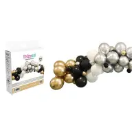 Léggömb girland stock DIY silver and gold mixed colors