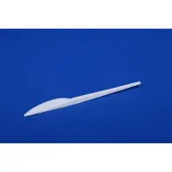DOPLA GREEN PLA knife white biodegradable pack of 15 12306