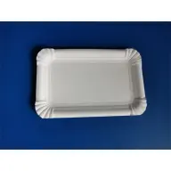 EGYÉB Round paper plate white 18 cm 100 pcs/pack 14521