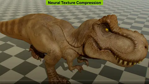 Az Nvidia Neural Texture Compression technológiája drámai mértékben csökkenti a VRAM-felhasználást