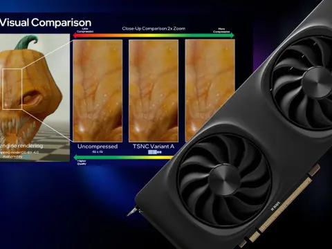 Az Nvidiához hasonlóan az Intel is próbálja csökkenteni a textúrák által lefoglalt VRAM-kapacitást