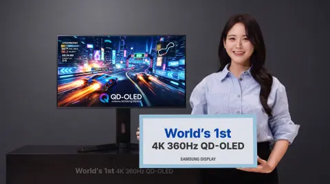 Der erste 31,5-Zoll-4K-360-Hz-QD-OLED-Gamer-Monitor der Welt ist fertig, dank Samsung