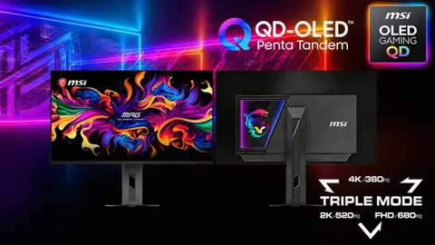 MSI pokazao gaming monitor s nekoliko svjetskih premijera – 4K@360 Hz, Triple Mode, QD-OLED panel