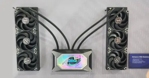 Akár a tuningolt GeForce RTX 6090 hűtését is rábízhatjuk erre az extrém kompakt folyadékhűtő szettre