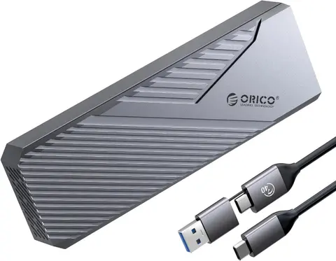 Egy apró ventilátorral érkezik az Orico USB4-es külső SSD háza