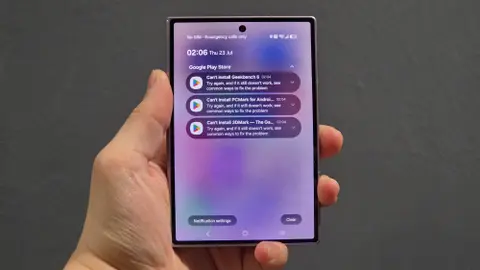Letiltotta a Samsung a Galaxy Z Fold8-ról a teljesítménytesztelő appokat – vagy mégsem?
