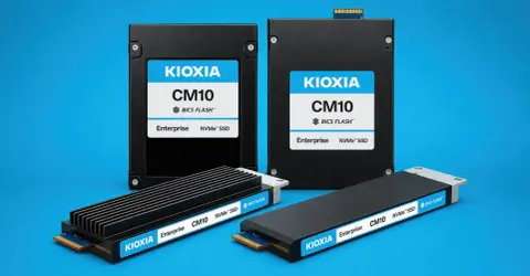 Bemutatkoztak a Kioxia PCI Express 6.0-s SSD-i – Egészen 61,44 TB-ig terjed a kínálat