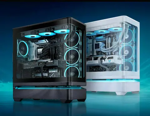 Noua carcasă PC ASUS este dotată cu sticlă călită și curbată – Oferă o vedere panoramică excelentă asupra componentelor