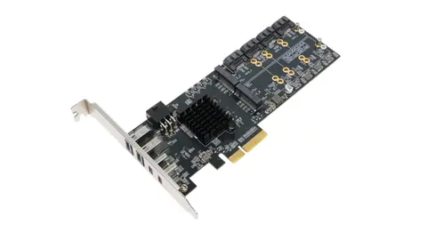 Az AMD B650-es lapkakészlete köré épülő PCIe bővítőkártya sok hasznos portot kínál