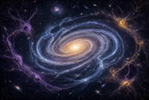 Die Materie der Galaxien befand sich bereits vor ihrer Entstehung in Rotation