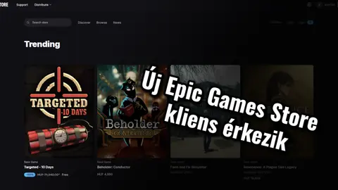 Hamarosan Linux-támogatást kap az Epic Games Store