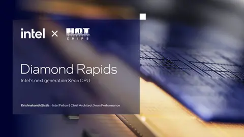 Az Intel 256 magos Xeon 7 szerverprocesszora 16 CPU chipletből áll és 1,28 GB-nyi gyorsítótárat vethet be