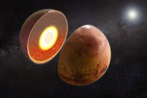 Cele două fețe ale planetei Marte