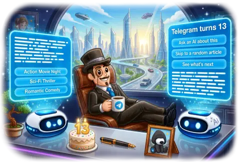 Már 13 éves a Telegram, frissítéssel ünnepel a platform