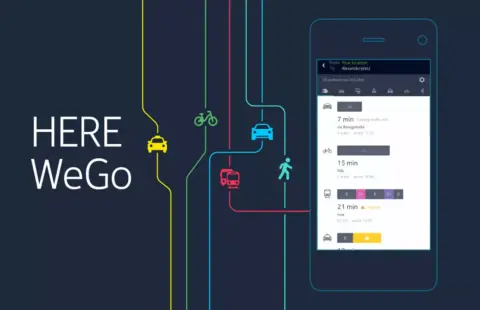 Here WeGo néven folytatja pályafutását a Here Maps
