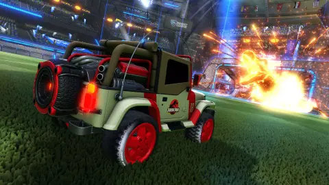 Jurassic World a Rocket League-ben