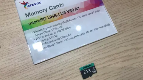 Lesz választék 512 GB-os microSDXC memóriakártyákból