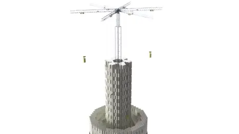Betontömbök emelgetésével tárolnák az energiát