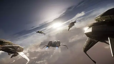 Egy óra a Star Citizen Squadron 42-ből