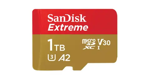 Itt a világ leggyorsabb 1 TB-os microSD memóriakártyája