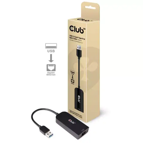 2,5 Gbps-os USB Ethernet adapterek a Club3D-től