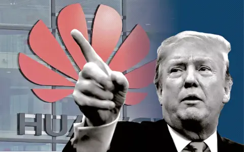 Trump: A Huawei nagyon veszélyes, de lehet megoldás a helyzetére