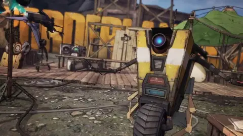 Claptrap bemutatja Pandorát