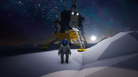 A holdraszállás előtt tiszteleg az Astroneer
