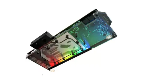 Alumínium folyadékhűtő blokk a Radeon RX 5700-as sorozathoz