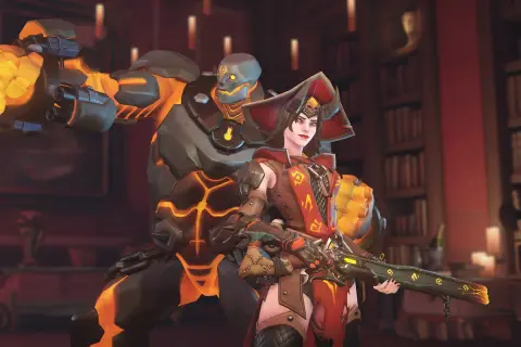 Javítani kell a halloween-i Ashe Warlock jelmezét az Overwatch-ban