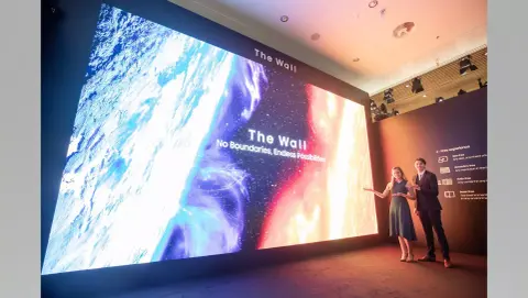 Micro-LED alapú kijelzőfal a Samsungtól, akár 583 hüvelykes képátlóval is