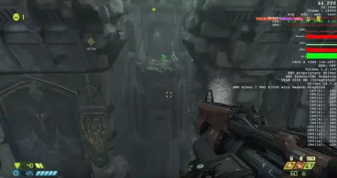 Egész jól fut a Doom Eternal a Ryzen 7 4700G APU-val