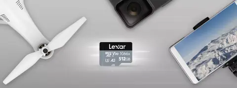 Drónokhoz és akciókamerákhoz tervezett új memóriakártyát a Lexar