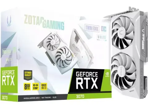 Fehér GeForce RTX 3070-es videokártyát készített a Zotac