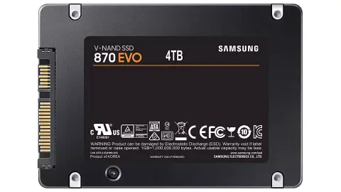 Samsung 870 EVO: nagy adattároló kapacitás, nagyobb strapabíróság és jó sebesség
