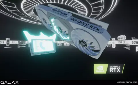 Combos VRM-et kap a Galax GeForce RTX 3090 HoF